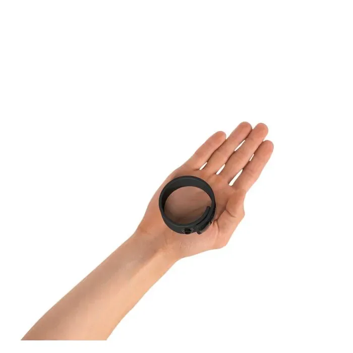 Регульоване ерекційне кільце на кнопках Love To Love Hero Ring Black Onyx — фото 6