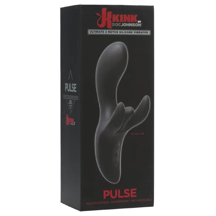 Вібратор-кролик Doc Johnson Kink - Pulse - Ultimate 4 Motor Silicone Vibrator — фото 4