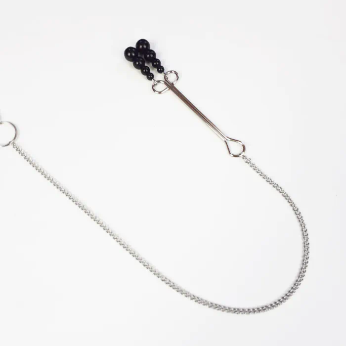 Затискачі для сосків та клітора Art of Sex Nipple and clit clamps Black Pearl — фото 4