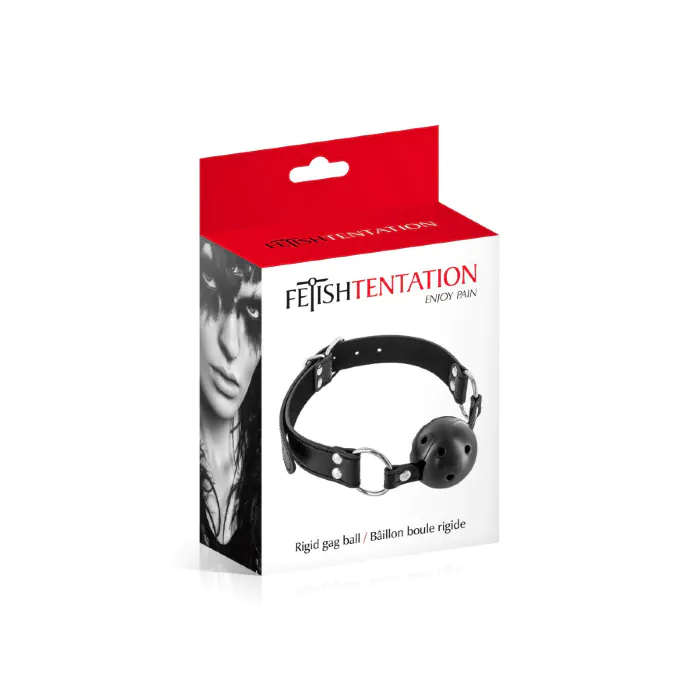 Кляп Fetish Tentation Rigid Gag Ball Black — фото 2