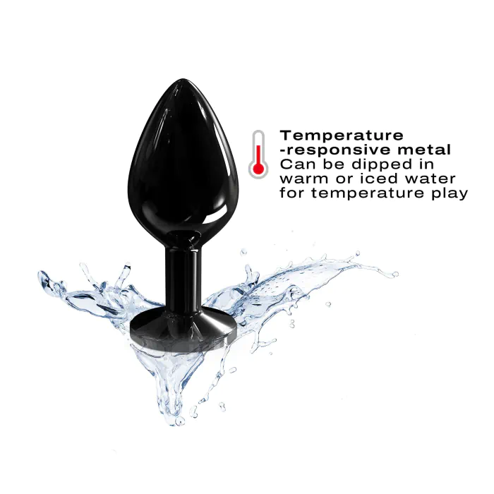 Анальна пробка Dorcel Diamond Plug Black M — фото 4