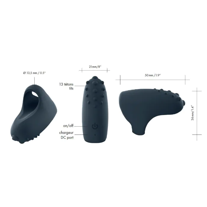 Кліторальний вібратор Dorcel MAGIC FINGER — фото 4