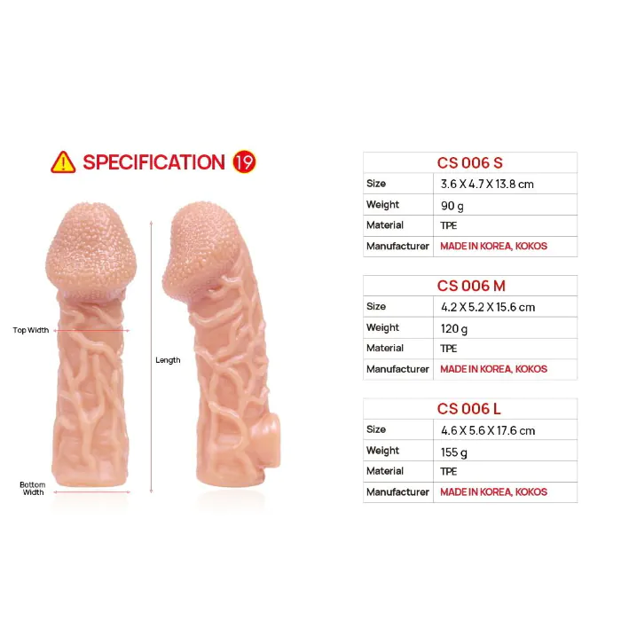 Насадка Kokos Cock Sleeve CS 006 M — фото 3