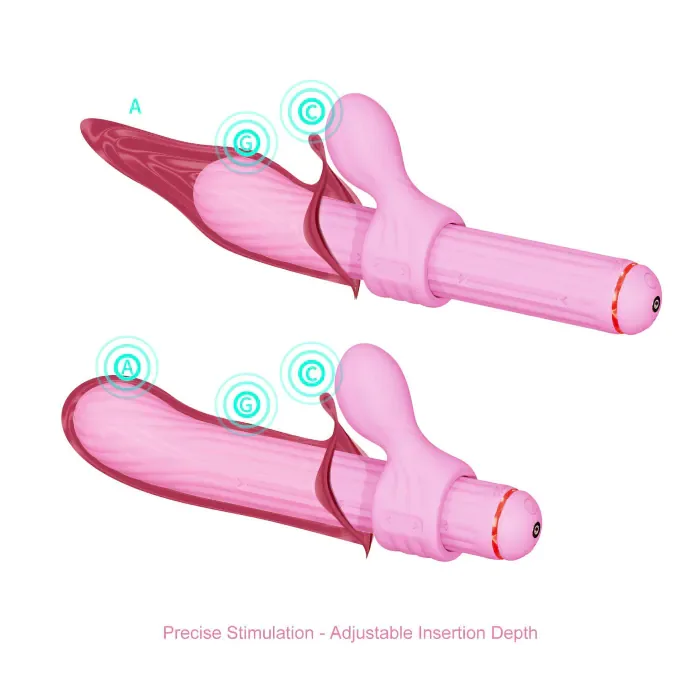 Вібратор Otouch Magic Stick S1 Plus Pink — фото 7