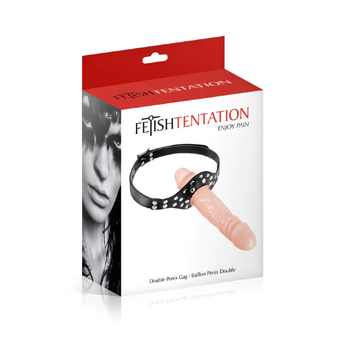 Кляп Fetish Tentation Double Penis Gag Nude — фото 3