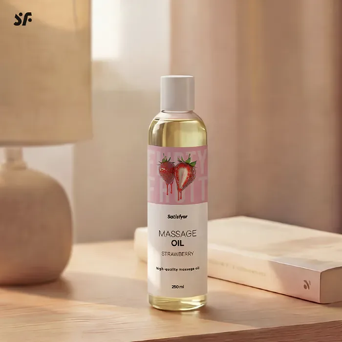 Масажна олія Satisfyer Massage Oil Strawberry 250 мл — фото 13