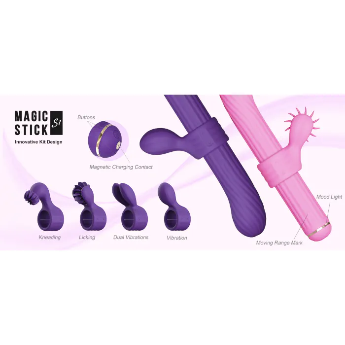 Вібратор Otouch Magic Stick S1 Plus Purple — фото 13