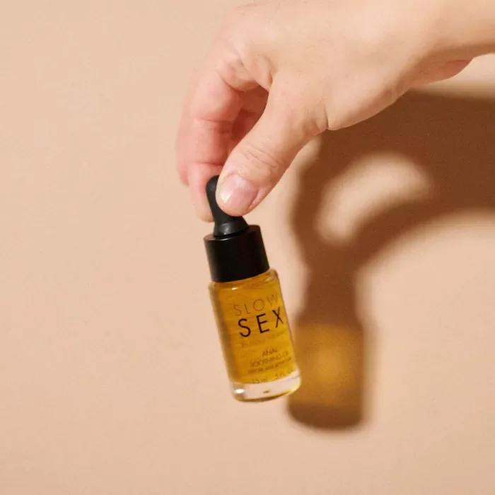 Заспокійлива олія для анального сексу Bijoux Indiscrets Slow Sex Anal Soothing Oil Before & After 15 мл — фото 6