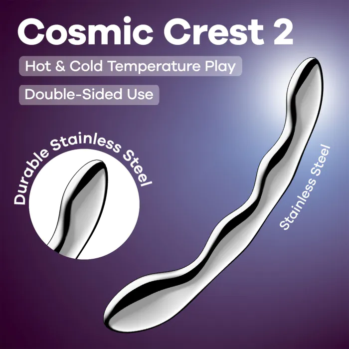 Металевий дилдо Satisfyer Cosmic Crest 2 — фото 6