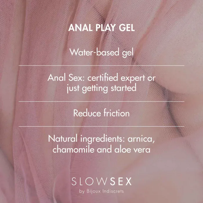 Анальна гель-змазка Bijoux Indiscrets Slow Sex Anal play gel 30 мл — фото 4
