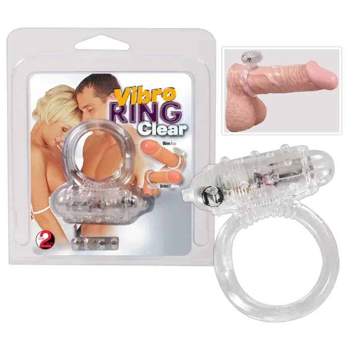Віброкільце Vibro Ring Clear — фото 6