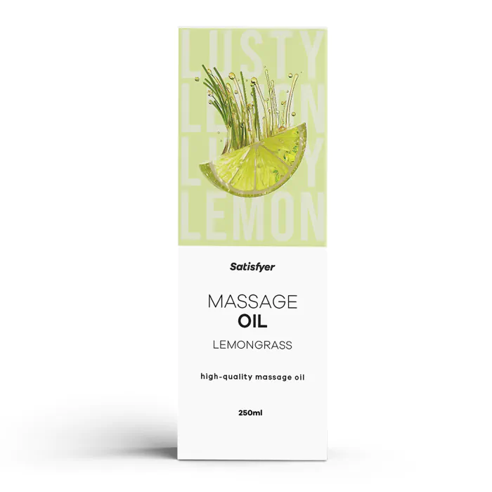 Масажна олія Satisfyer Massage Oil Lemongrass 250 мл — фото 3
