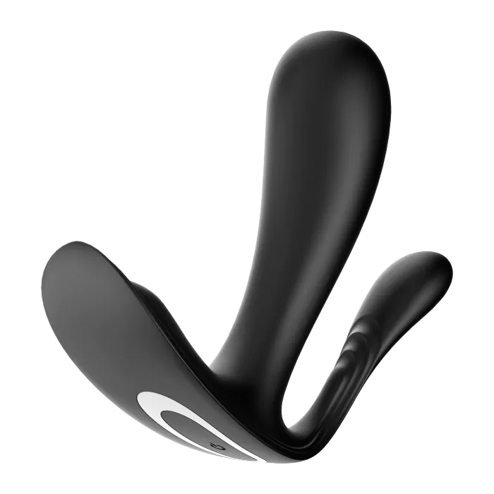 Подвійний смартвібратор у трусики Satisfyer Top Secret+  Black