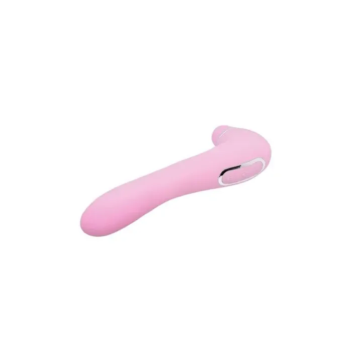 Вакуумний стимулятор з вібрацією Wooomy Smoooch Pink Clitoral Suction & Vibration — фото 3