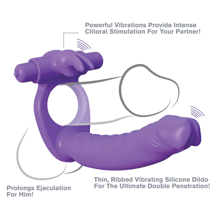 Вібратор Fantasy C-Ringz FCR Silicone Double — фото 8