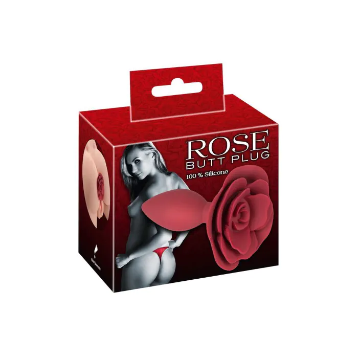 Анальна пробка силіконова You2Toys Rose Red — фото 5
