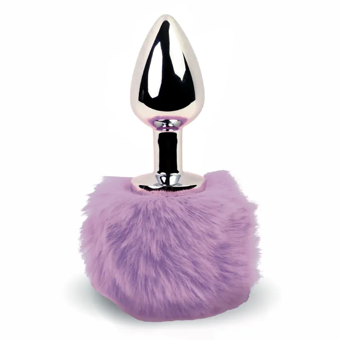 Анальна пробка FeelzToys Bunny Tails Butt Plug Purple
