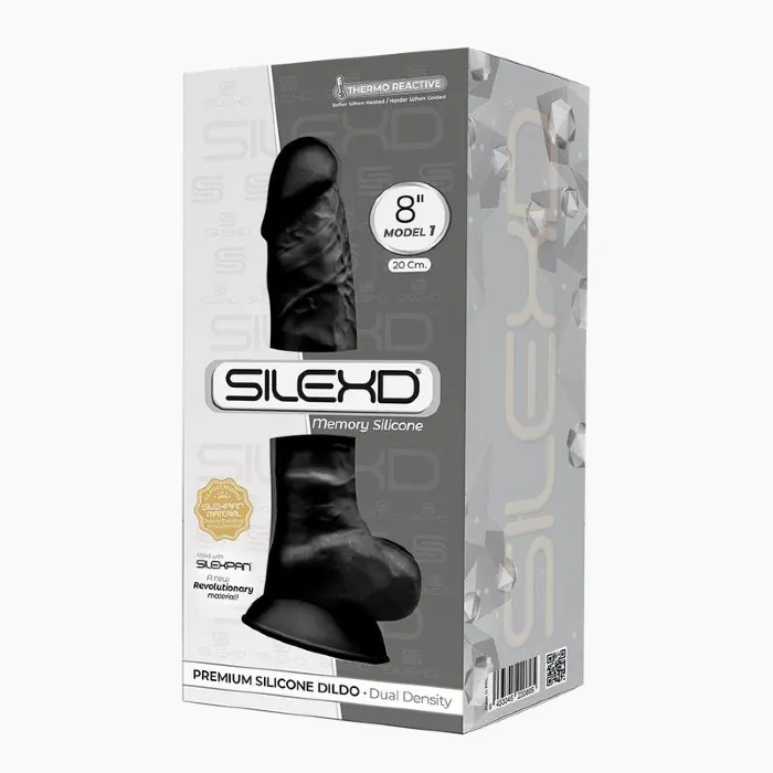 Фалоімітатор SilexD Model 1 Vetus Black 8" — фото 11
