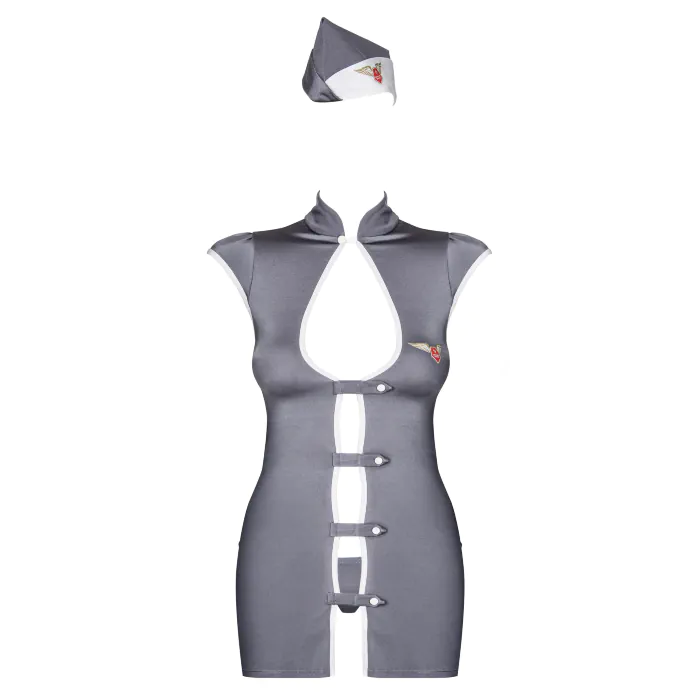 Костюм стюардеси Obsessive Gray — фото 4