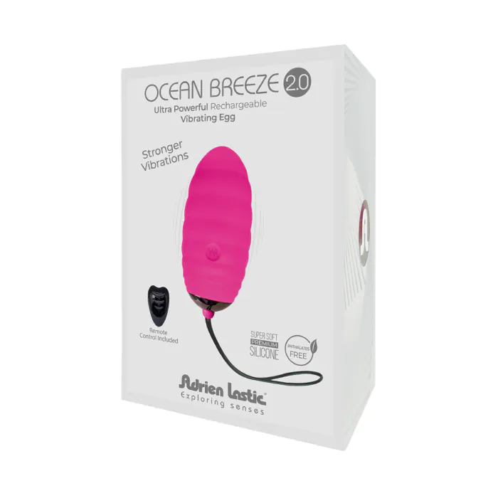 Віброяйце Adrien Lastic Ocean Breeze 2.0 Pink — фото 5