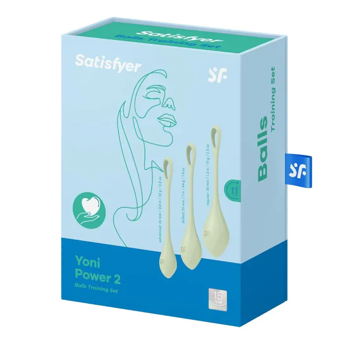 Вагінальні кульки Satisfyer Yoni Power 2 Light Green — фото 5
