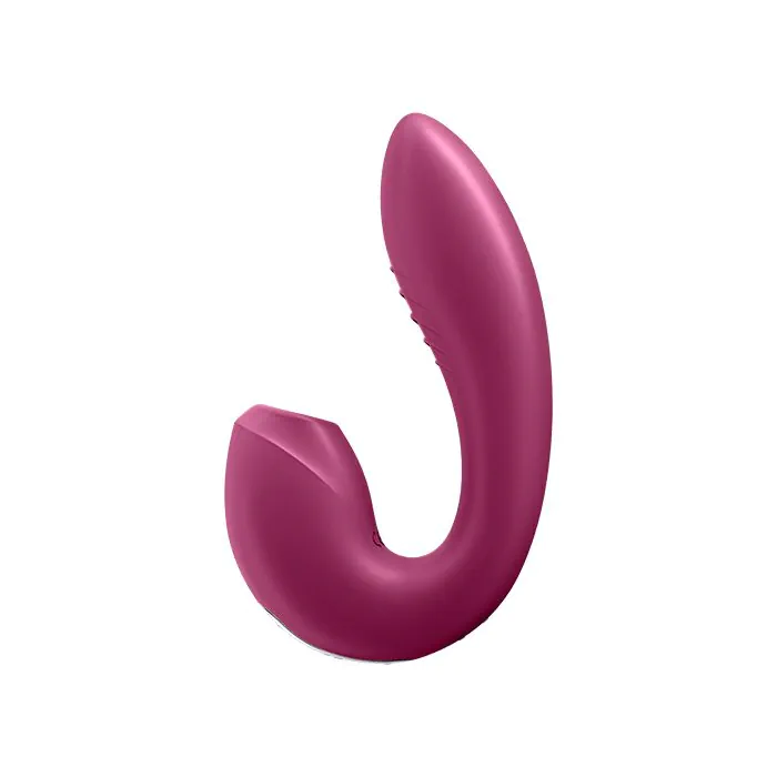 Вакуумний вібратор Satisfyer Sunray Connect App berry — фото 4