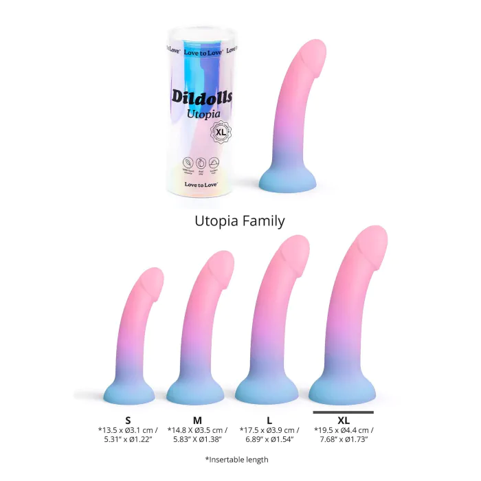 Дилдо Love To Love Dildolls Utopia XL — фото 5