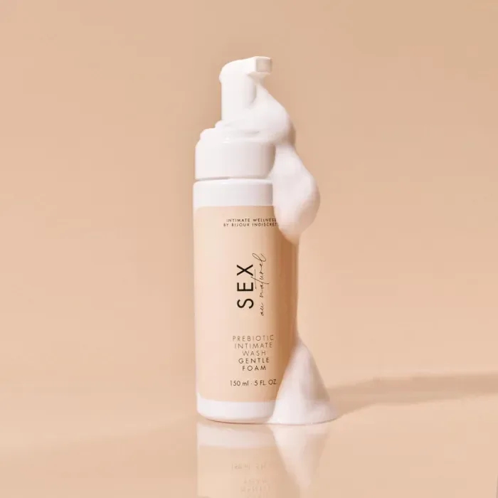 Піна для інтимної гігієни Bijoux Indiscrets Sex Au Naturel Prebiotic Intimate Wash Gentle Foam 150 мл — фото 6