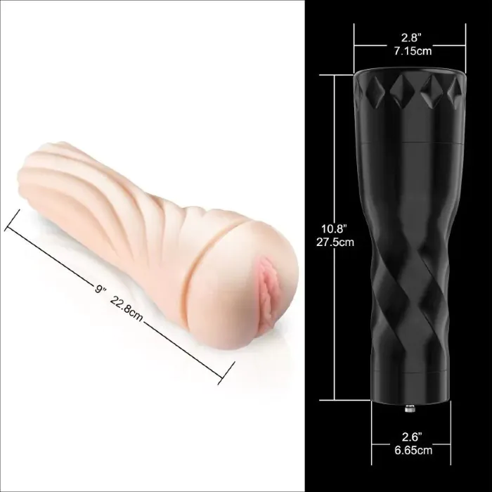 Мастурбатор з вібрацією Hismith Male Masturbation Cup — фото 4