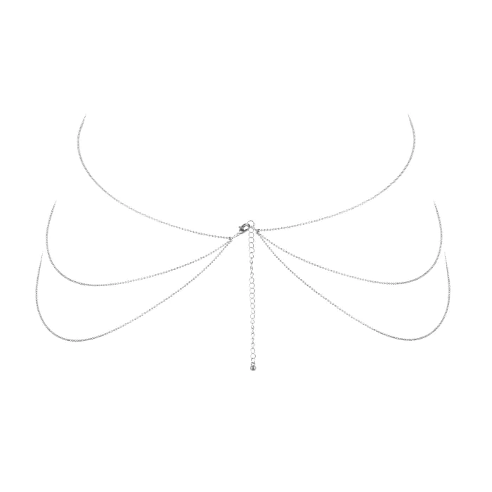 Ланцюжок для тіла Bijoux Indiscrets Magnifique 8 Body Chain Silver — фото 2
