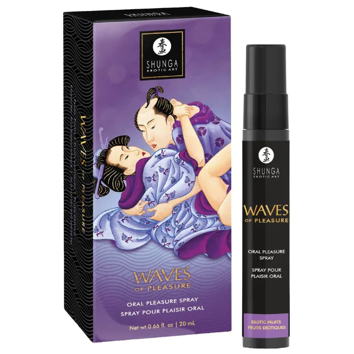 Спрей для посилення слиновиділення Shunga Waves of Pleasure Exotic Fruits 20 мл — фото 3