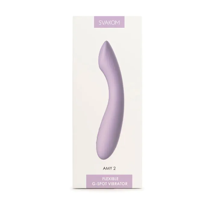 Вібратор для точки G з інтелектуальним режимом Svakom Amy 2 Pastel Lilac — фото 11