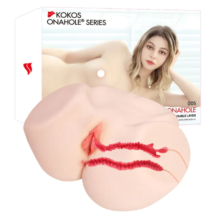 Мастурбатор Kokos Jenny Onahole 005 Real Vagina Double Layer — фото 2