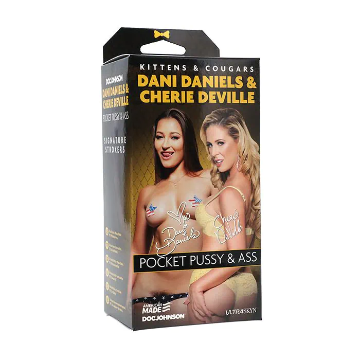 Мастурбатор двосторонній Doc Johnson Dani Daniels / Cherie Deville — фото 2