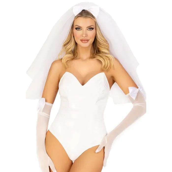 Фата нареченої Leg Avenue Tiered bridal veil O/S White