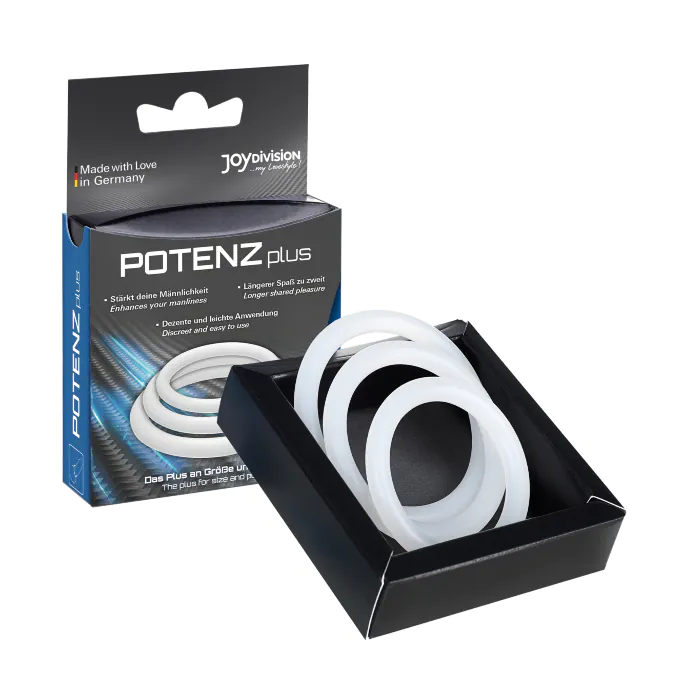 Набір ерекційних кілець Joydivision POTENZplus White