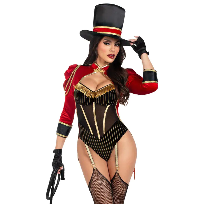 Костюм циркачки Leg Avenue Ravishing Ringmaster Bodysuit
