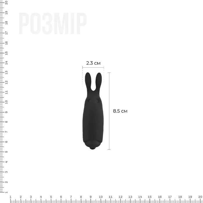 Мінівібратор Adrien Lastic Pocket Vibe Rabbit Black — фото 10