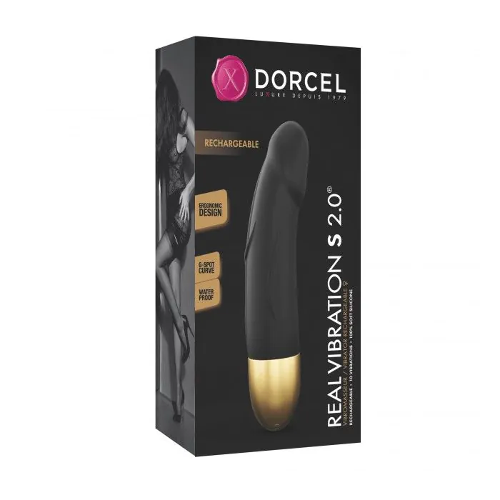 Вібратор Dorcel Real Vibration Black — фото 4