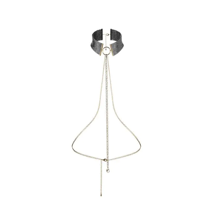 Чокер-комір Bijoux Indiscrets Desir Metallique Collar Black