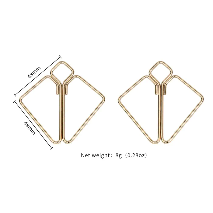 Затискачі для сосків Lockink Nipple Clamps Minimalism Golden — фото 7