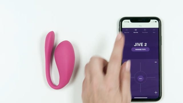 Смарт віброяйце We-Vibe Jive 2 Pink — фото 16