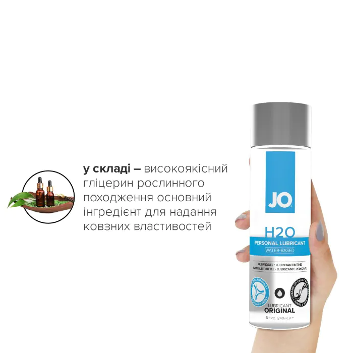 Лубрикант водній основі JO H2O Original 240 мл — фото 4