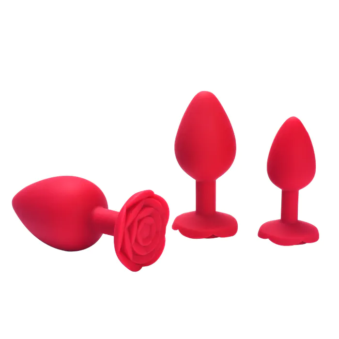 Анальна пробка Baby XXX Rose М Red