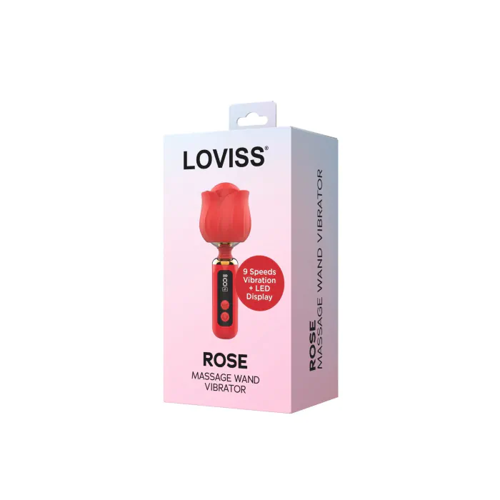 Вібромасажер Loviss Rose Mini Massage Wand Vibrator — фото 6