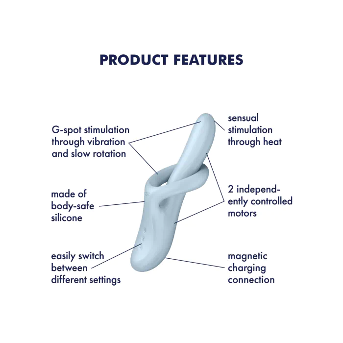 Вібратор Satisfyer Heat Flex 4 Blue — фото 8