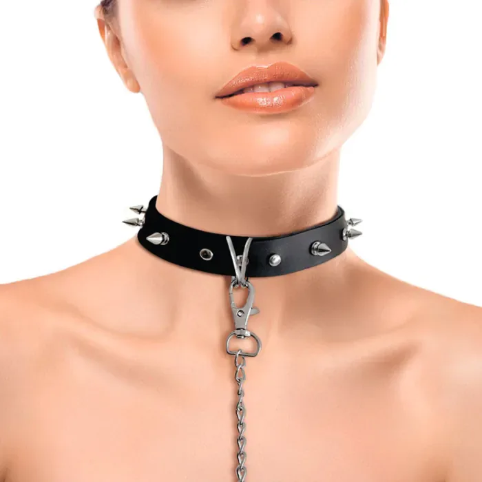 Нашийник Art of Sex Collar Spikes and Leash — фото 7