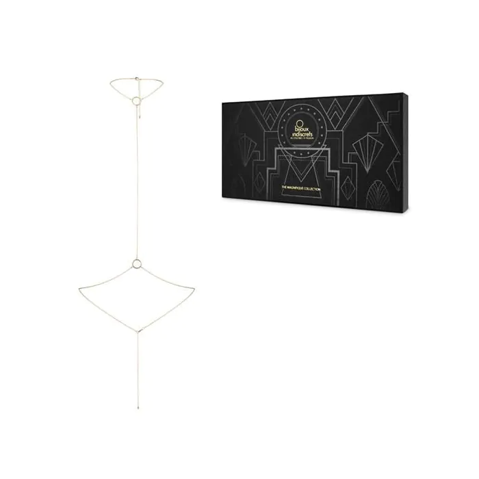 Ланцюжок на шию та пояс Bijoux Indiscrets Magnifique I Body Chain - Gold — фото 4