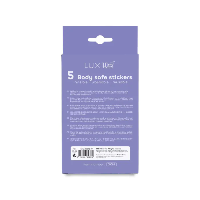 Комплект наліпок для вібратора LuxusHer Kiiroo Luxus Stickers 2 шт — фото 3