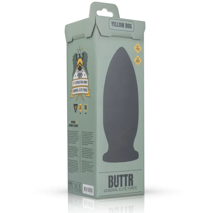 Анальна пробка BUTTR Yellow Dog Butt Plug — фото 6